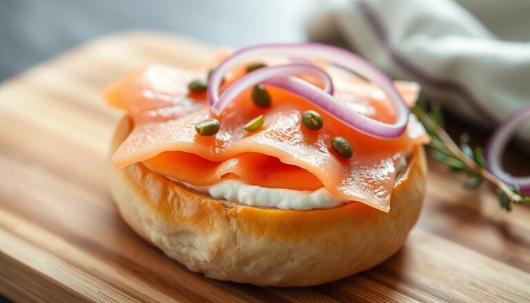 Bagel with Cream Cheese and Lox