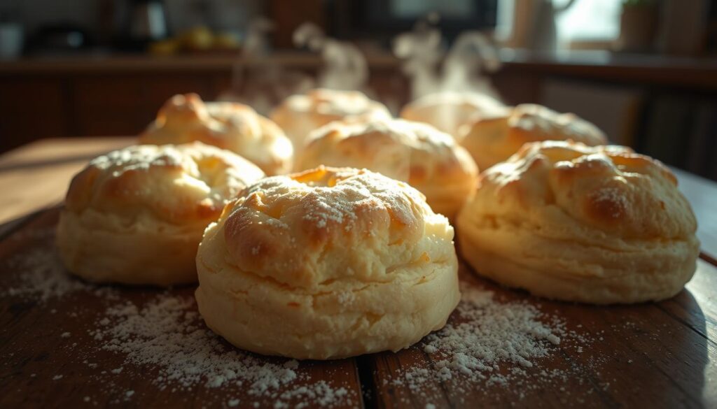 Flaky biscuits