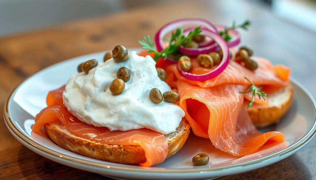Lox and smoked salmon