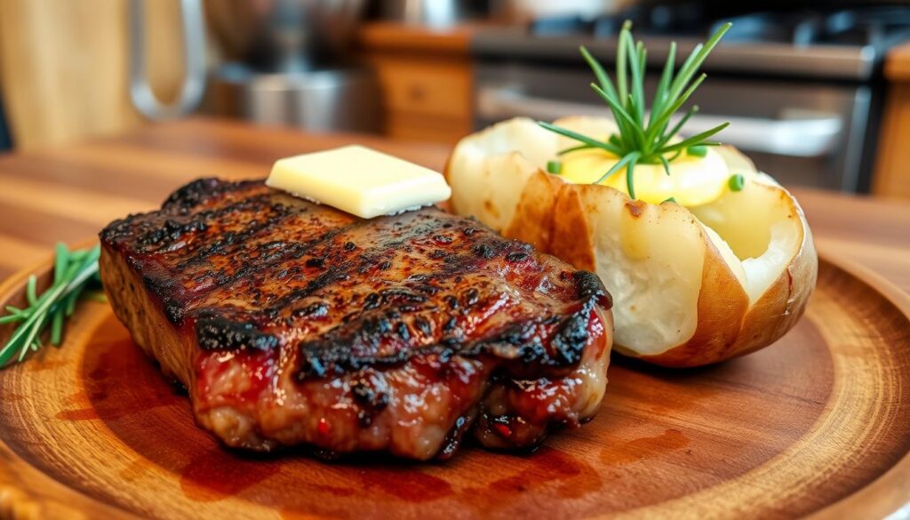 Steak with Baked Potato