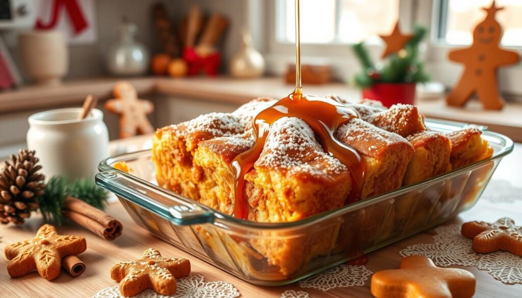 Baked Gingerbread French Toast Casserole