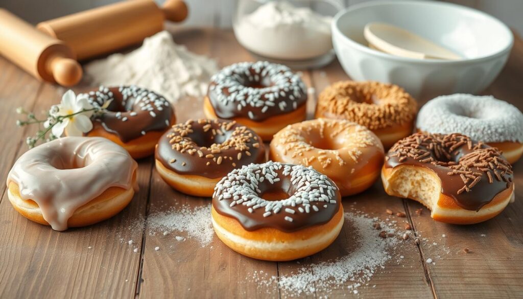 Baking donuts, making donuts, healthier donuts, Frying Donuts