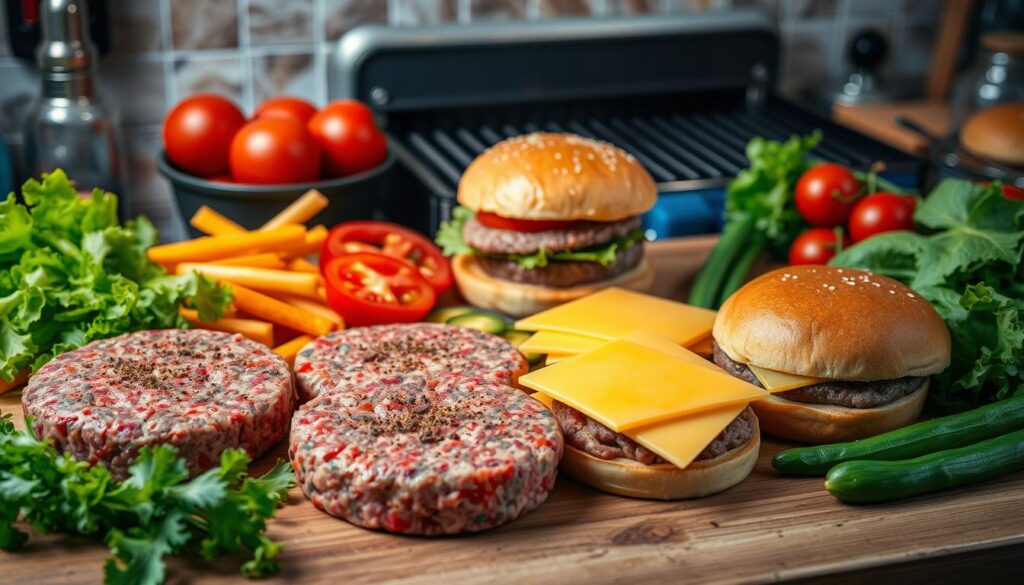 Bobby Flay Burger Preparation